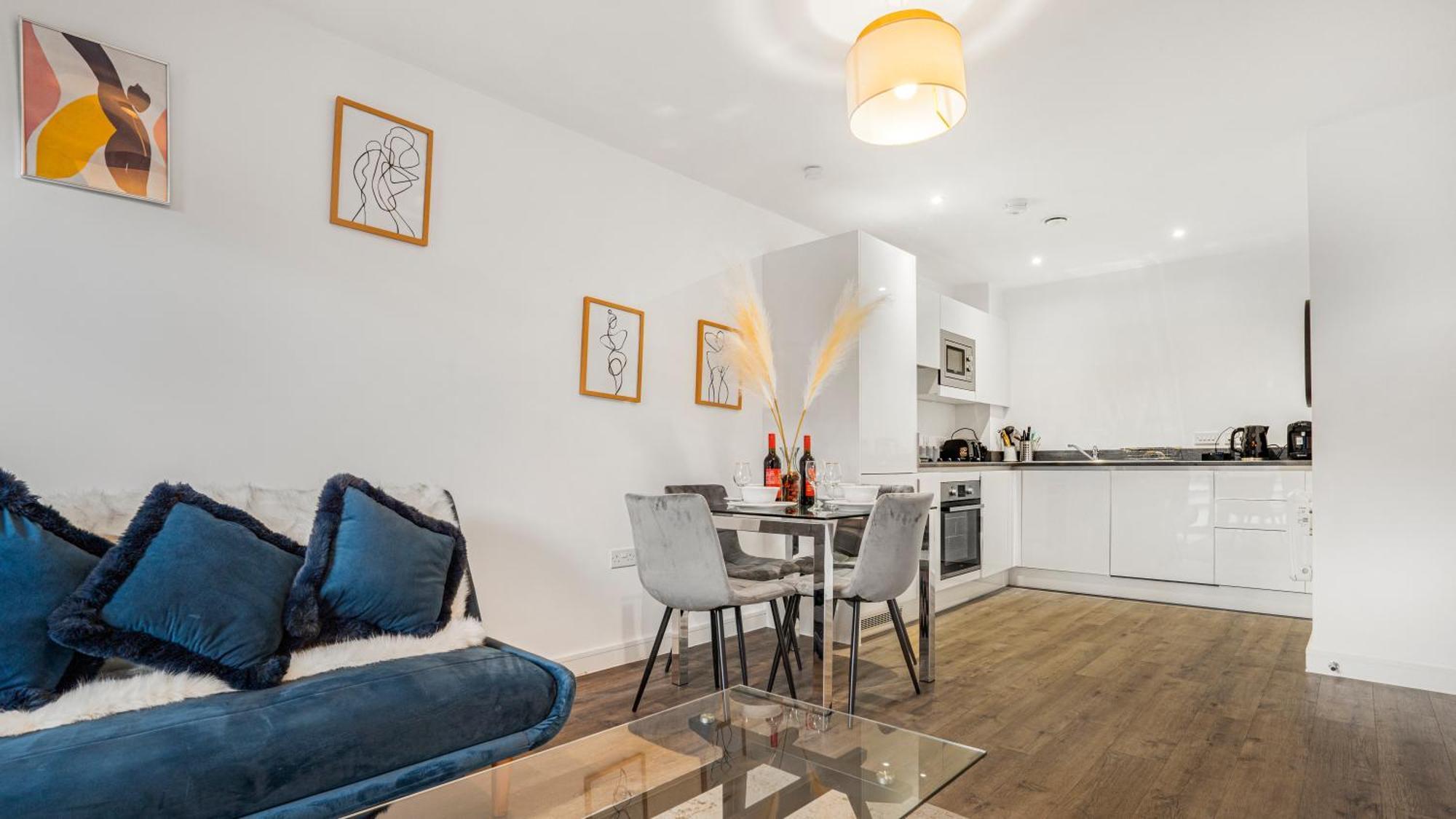 Apartamento Oceanic Bliss: 2 Bed 2 Bath + Free Park + Netflix Birmingam Exterior foto