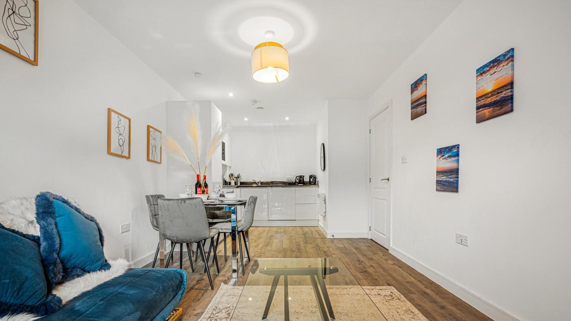 Apartamento Oceanic Bliss: 2 Bed 2 Bath + Free Park + Netflix Birmingam Exterior foto